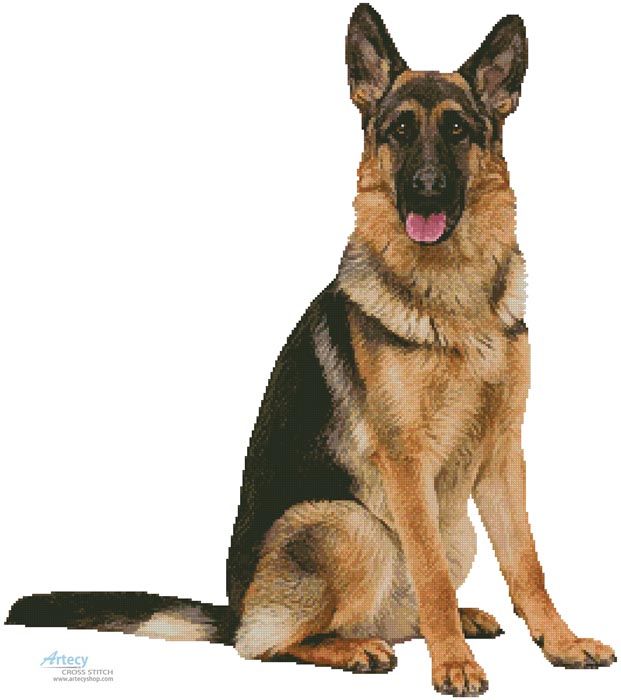 (image for) German Shepherd Sitting